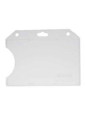 CARDHOLDER SOLID OPEN-HORIZONTAL/TRANSPARENT