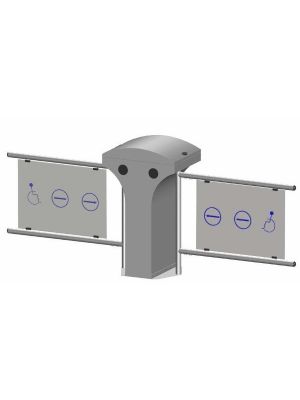 TURNSTYLE SWING GATES OZAK 605/D St.- DOUBLE STAINLESS STEEL