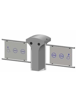 TURNSTYLE WING GATES OZAK 705-Β/S St. - SINGLE ELECTROSTATIC PAINT