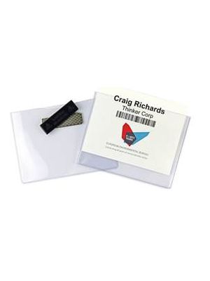CONFERENCE BADGE HOLDER WITH MAGNETIC FASTENING
