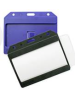 CARDHOLDER SOLID OPEN DOUBLE-HORIZONTAL/TRANSPARENT