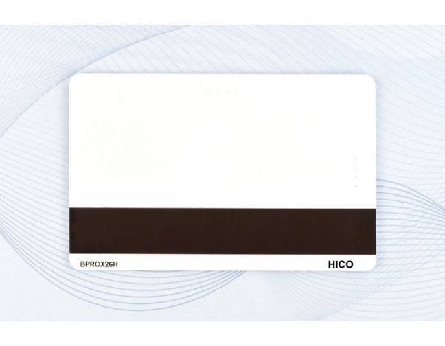 CARD MAGNETIC WHITE HICO