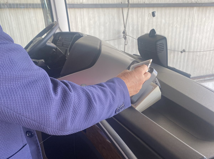 Access control with digital verification for Buses